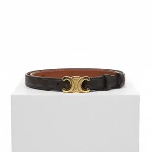 [셀린느]25FW SMALL TRIOMPHE BELT IN CANVAS 45AX62AH4 04LU 스몰 트리옹프 캔버스 벨트 815648