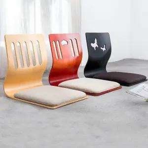 삼탸 월낫 원목 일식집바닥차박용낮은등받이 좌식의자 책상 인테리어