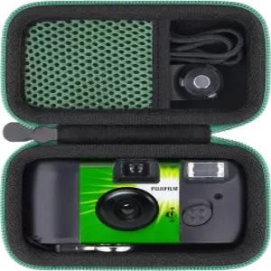 후지필름 퀵스냅 플래시 400 일회용 카메라와 호환되는 바발 하드 캐리 여행용 케이스