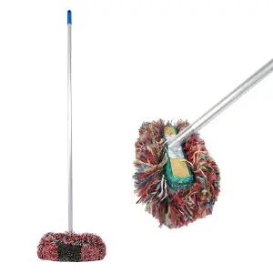 옳은유통 버스차솔 고급알루미늄봉150cm/ 자동차 차량 세차 막대 바닥 청소 솔 브러쉬