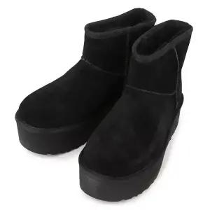 클래식 울트라 미니 플랫폼 앵클 부츠 1134991-BLK