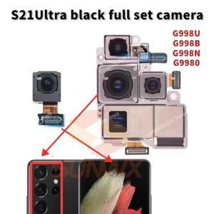 삼성 호환 갤럭시 호환 S21  5G S21ultra G998 메인 망원 셀카 백 카메라 모듈 용 후면 전면