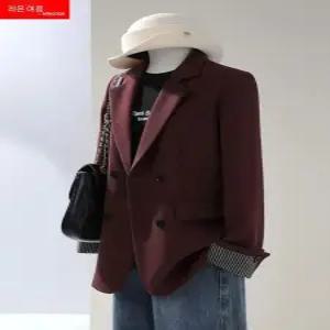 여성 캐주얼 추동 오피스룩 정장 자켓 코트 직장 슬림핏 원픽4