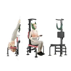 목 스트레칭 기구 허리 운동 훈련 통증 견인기 가정용