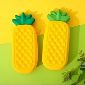 (제품선택 파인애플 실리콘필통)파인 필통 펜케이스 말랑 수납 펜슬 파우치 고무