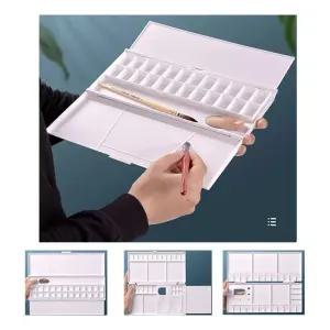 키밍 수채화 팔레트 24구 28구 미술도구 물감 미니 수패화 팔레트 미술도구