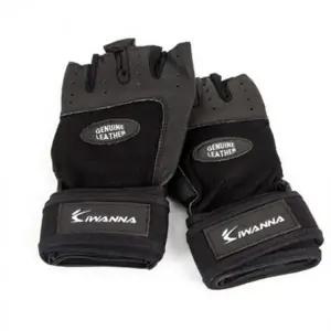 아이워너 가죽 헬스장갑 이중밴드형