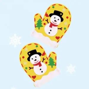 뚝딱 DIY 크리스마스 장식 소품 펠트 장갑 만들기