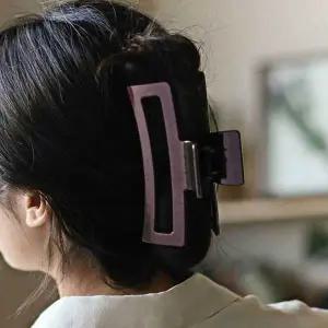 반묶음 집게핀 사각 큰 헤어 머리 집게 대형