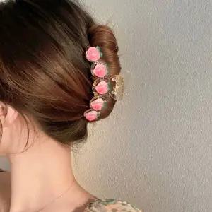 복숭아 헤어 집게핀 귀여운 상큼한 4가지 긴머리 정리