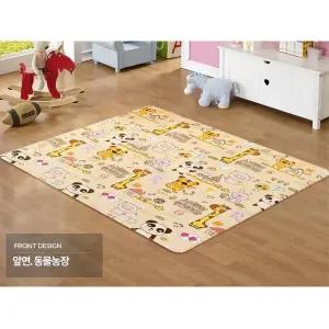 아기방 놀이방 거실 푹신한 양면매트 특대 셀프시공 아파트소음 유아용 아가방