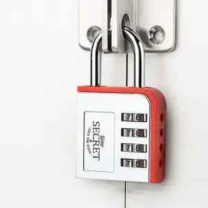 4단다이얼자물쇠 비밀번호 시건장치 미니 열쇠 자물통 열쇠 자물쇠