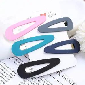 [셀러에이드]무광 브이 삼각 무지 똑딱핀