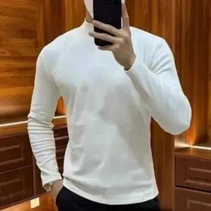 남자 남성 겨울 기모 반목폴라 반목티 긴팔 이너 티 셔츠