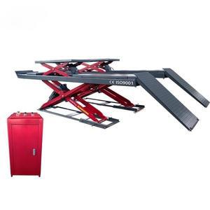 자동차 정비 리프트 엄마와 아이 초슬림 대형 시저 + 4륜 정렬기