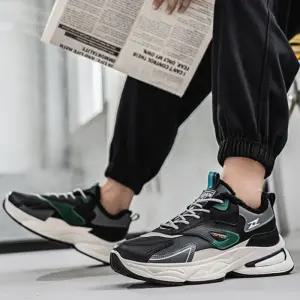 감각적인 컬러믹스 캐주얼 남성용 기모 키높이 운동화