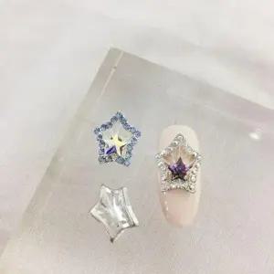 p282네일파츠 더블스타 1개입 큐빅메탈쥬얼리 네 GWM WFGJO3R