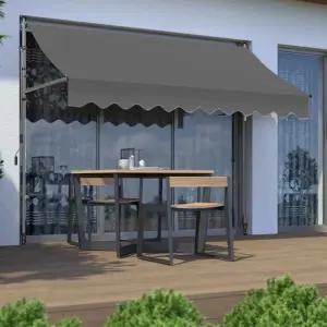 행거형 수동 어닝 접이식 테라스 처마 발코니 차양