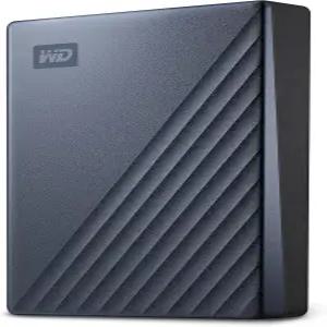WD 5TB My Passport 울트라 블루 휴대용 외장 하드 드라이브 랜섬웨어 방지 및 비밀번호 보호 기능이 있는