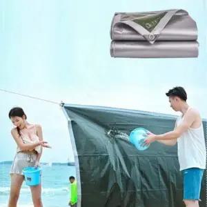휴대용 천막 코팅 3x3m 방수 텐트 돗자리