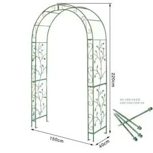 장미 아치 전원주택 지지대