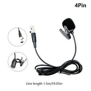 호환 AKG 젠하이저 무선 바디팩 송신기 미니 3 핀 XLR 잠금 가능 1Pcs 전문 라발리에 옷깃 마이크