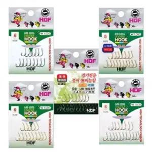 루어 니켈 붕어 붕어훅 금 무미늘침 민물낚시 용바늘 WEDC594