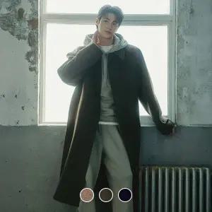 지오다노 [지오다노][변우석PICK] 074919 울/캐시미어 혼방 발마칸 코트