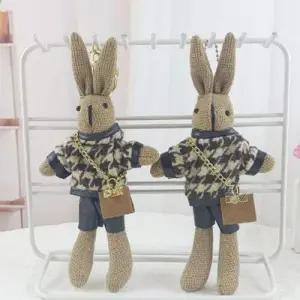 키홀더 가방고리 열쇠고리 인기 키링 토끼 봉제인형 WF0D04B