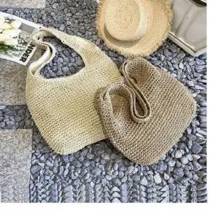 휴양지 라탄백 여름 왕골가방 바캉스가방 토트백 WEE6F13