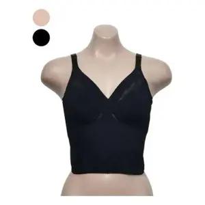 7단 후크 롱 쉐이퍼 등살 커버 보정 여성 A컵 브라 WEEB64B