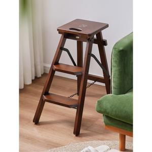 나무 사다리 스툴 보조 보조발판 디딤대 나무사다리 1단 발판 오렌지우드 다용도 안전