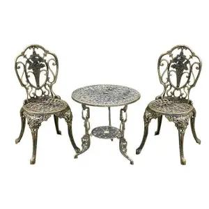 엔틱 철제테이블 세트 2인 커피 의자 탁자 원형