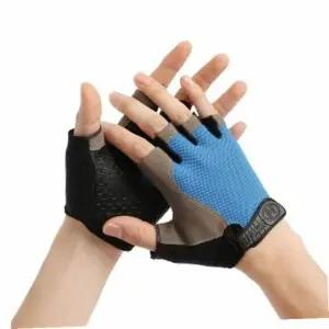 헬스반장갑 액티브 메쉬 스포츠 반장갑(블루) 자전거장갑