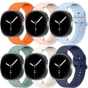 호환 삼성 갤럭시 워치8 40mm 스트랩용 스포츠 오션 실리콘 밴드 고무 팔찌 클래식