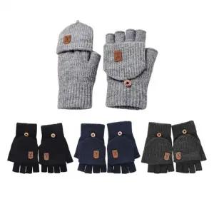 투웨이 니트 반장갑 덮개형 손등토시 운전장갑 키보드장갑