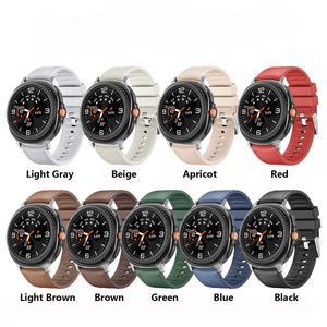 호환 삼성 갤럭시 워치 8 클래식 46MM 가죽 실리콘 스트랩  틈 없는 밴드  팔찌 액세서리