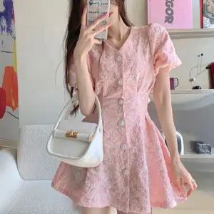 데일리 결혼식 오피스 소개팅 버튼 돌잔치 미니 원피스 호텔 상견례 플로아