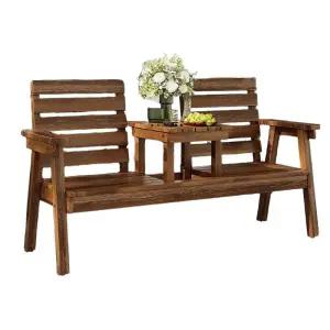 2인 등받이 테이블 간이 야외의자 세트 캠핑