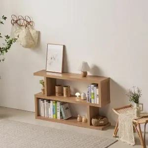 히트가구 RG120 모듈 1200 디자인 2단 책장 2colors