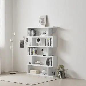 히트가구 RG123 모듈 1200 디자인 5단 책장 2colors