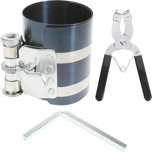 피스톤 압축기 엔진 래칫 유형 클램프 밴드 설치 프로그램 자동차 수리 도구 플라이어 Profess 조정 가능한