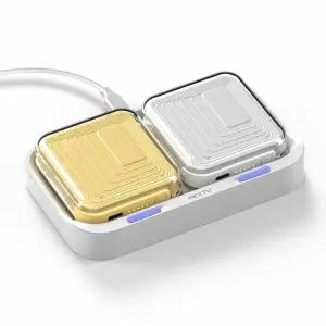 보조배터리 휴대폰충전 거치대 2대동시 고속충전 맥세이프 최대 15W 무선 C