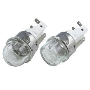 호환 808F 오븐 라이트 홀더 세라믹 베이스 25W 라운드 헤드/플랫 강화 유리 열 온도 저항 500 ℃