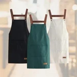 큰손 H형방수앞치마 주방용품 미용실 카페 식당 꽃집 네일샵 집들이선물 방수 H형 멜빵 심플