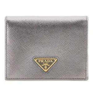 실버 가죽 카드지갑 1MV204QHH F0135