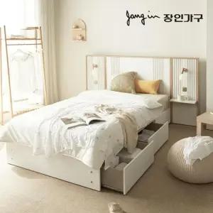 [하이마트] 장인가구 로시 라이트 템바보드 호텔식침대 프레임 SS