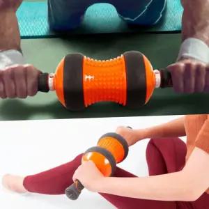 L06 AB휠 마사지 롤러 오렌지 1P 복근 운동 코어 종아