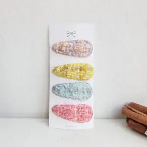 똑딱핀 마멀레이드 머리핀 여성똑딱핀 여성핀 헤어악