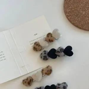 집게삔 패턴 하트 자체제작 송치 악어핀 헤어핀 헤어